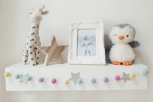 Load image into Gallery viewer, Felt Pom Pom Garland - Pastel Rainbow
