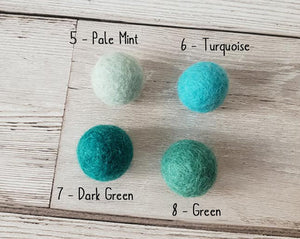 Felt pom pom curtain tieback