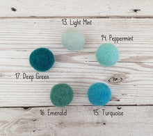 Load image into Gallery viewer, Custom Felt Rainbow curtain tieback - Choose your own colours - Rainbow Nursery accessory - Childrens Bedroom Accessories