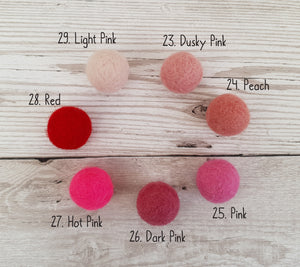Custom Felt Rainbow curtain tieback - Choose your own colours - Rainbow Nursery accessory - Childrens Bedroom Accessories